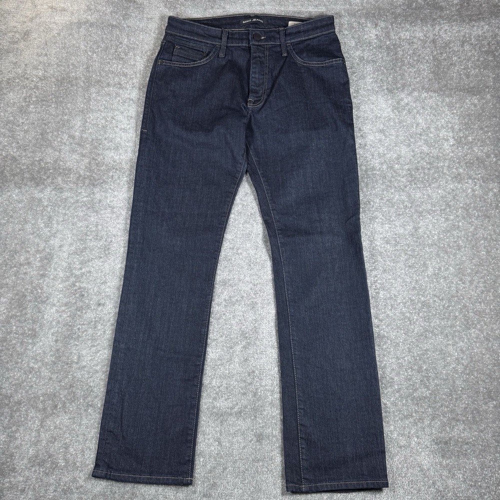 Mavi Jeans Men's 32x32 Blue Zach Straight Leg Dark Wash Stretch